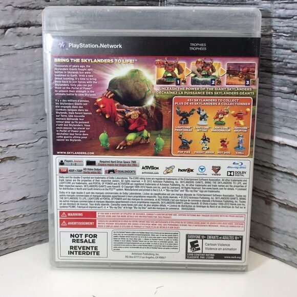 PS3 Skylanders Giants Game no book - Picture 2 of 2